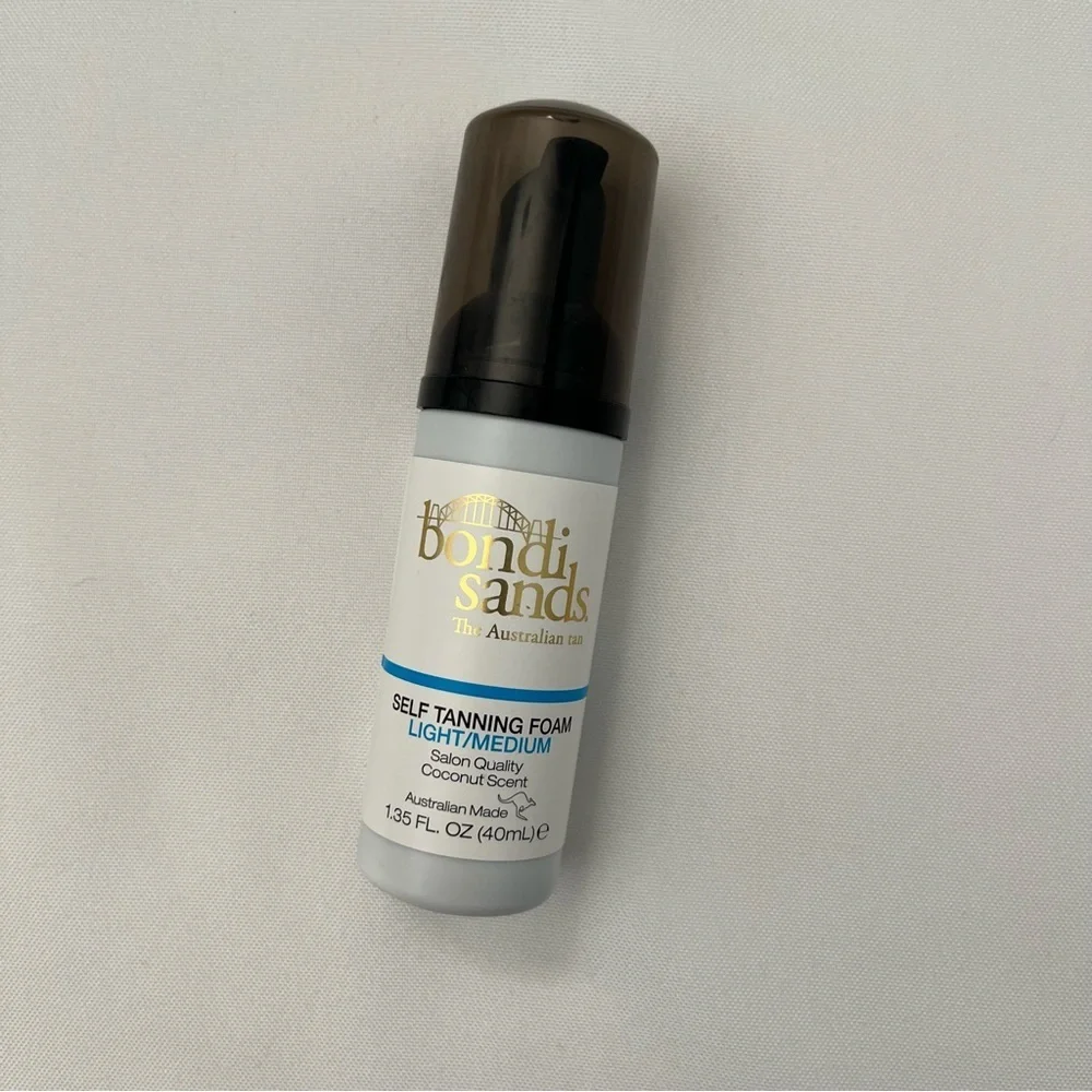 Bondi Sands Salon Quality Self Tanning Foam Shade Light/Medium Mini Size NWT